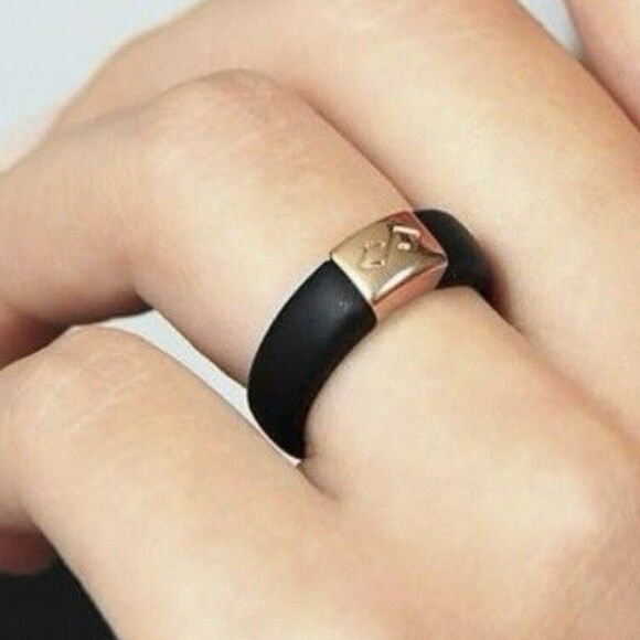 RINFIT Silicone Rings for Couple Soft & Comfortable Wedding Bands W7/M10 - Picture 5 of 9